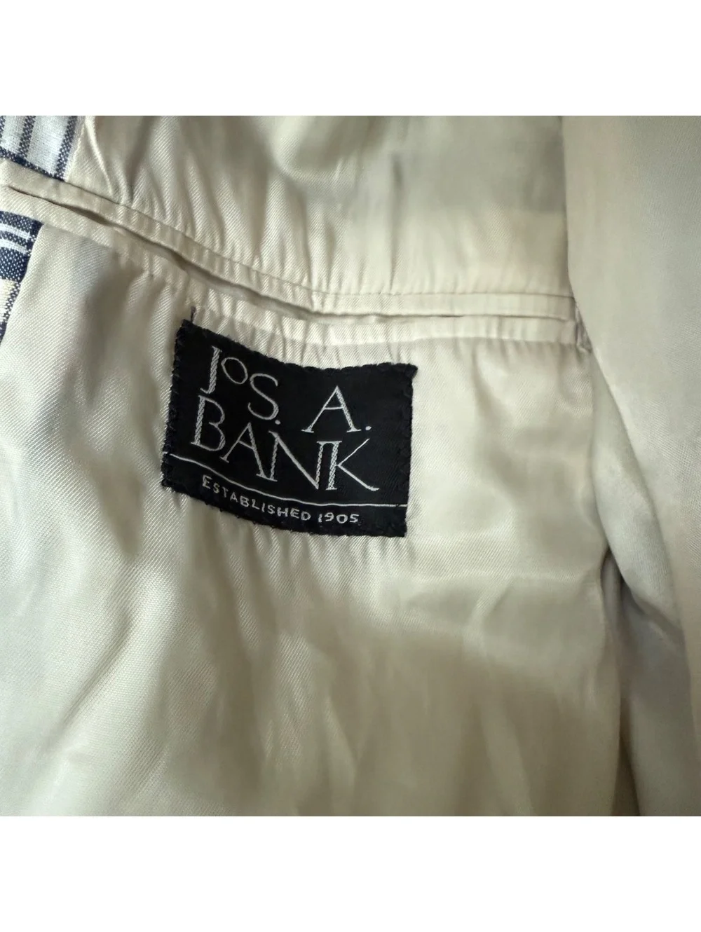 Jos A Bank Patchwork Blazer Size 38R